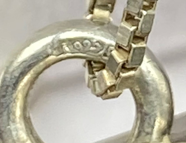CROCE IN ARGENTO SMALTATA