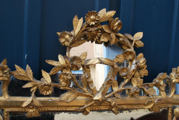 Grande Et Belle Glace , Travail Provencale Du XVIII, époque Louis XVI