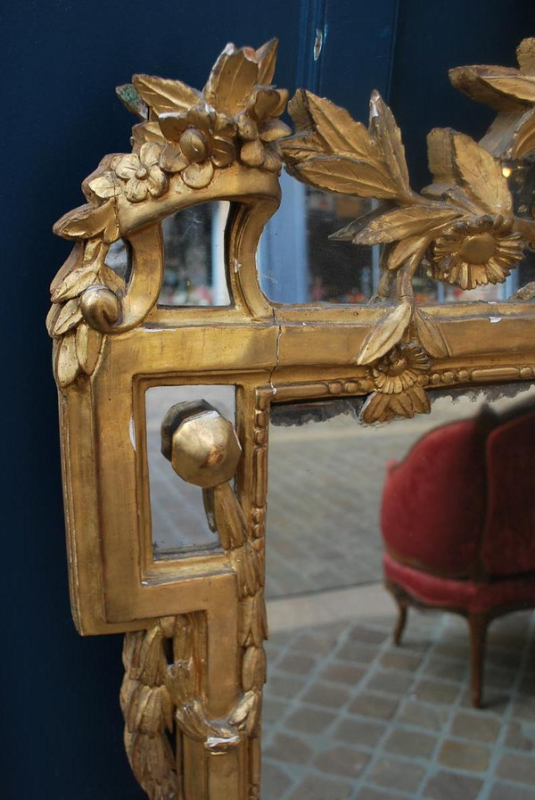 Grande Et Belle Glace , Travail Provencale Du XVIII, époque Louis XVI