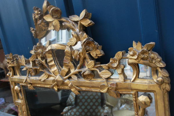 Grande Et Belle Glace , Travail Provencale Du XVIII, époque Louis XVI