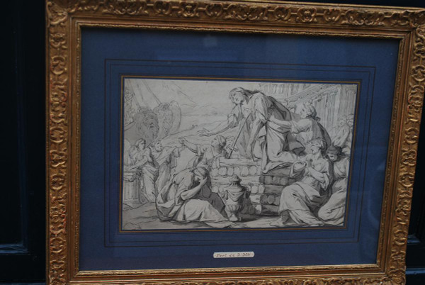 Pen Drawing: The Death Of Dido, Work Early XVIII