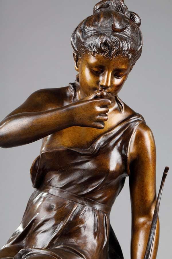 Prova di bronzo "La Source", firmata Lucie Signoret-Ledieu