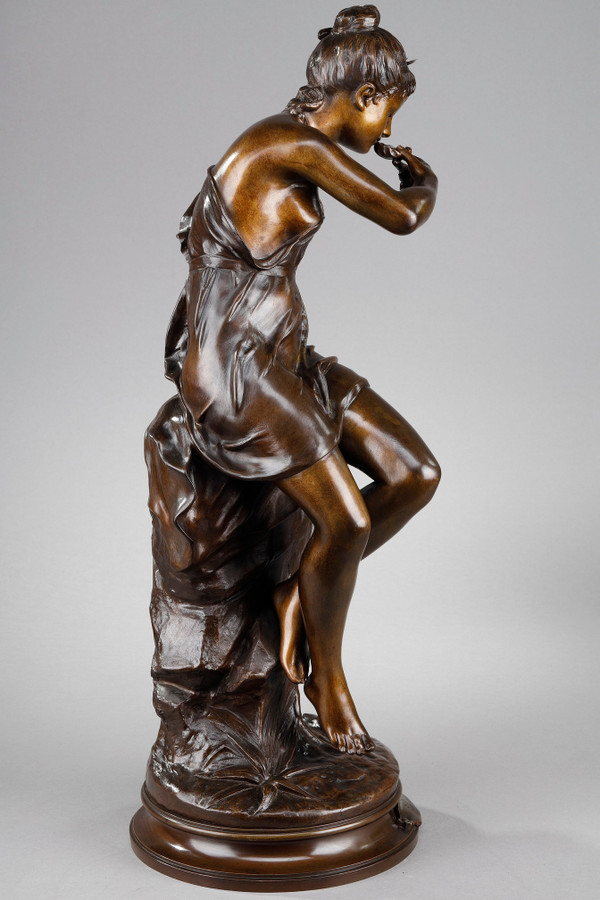 Prova di bronzo "La Source", firmata Lucie Signoret-Ledieu