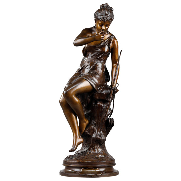 Prova di bronzo "La Source", firmata Lucie Signoret-Ledieu