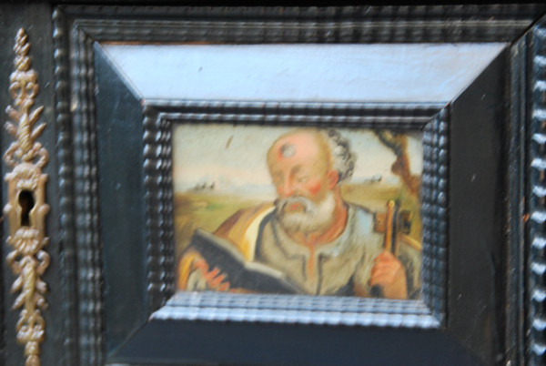 Schrank mit eglomisierten Glasplatten, Spanien XVII