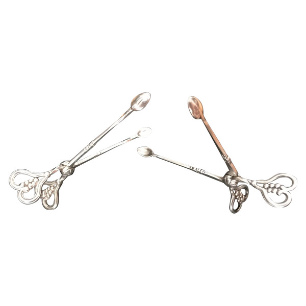 Coppia di pinze da zucchero intorno al 1920, firmate Georg JENSEN