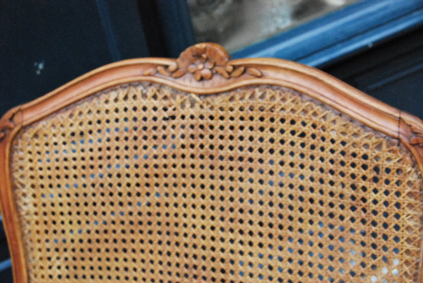 Belle Chaise Longue En Bois Naturel D époque Louis XV .xviii