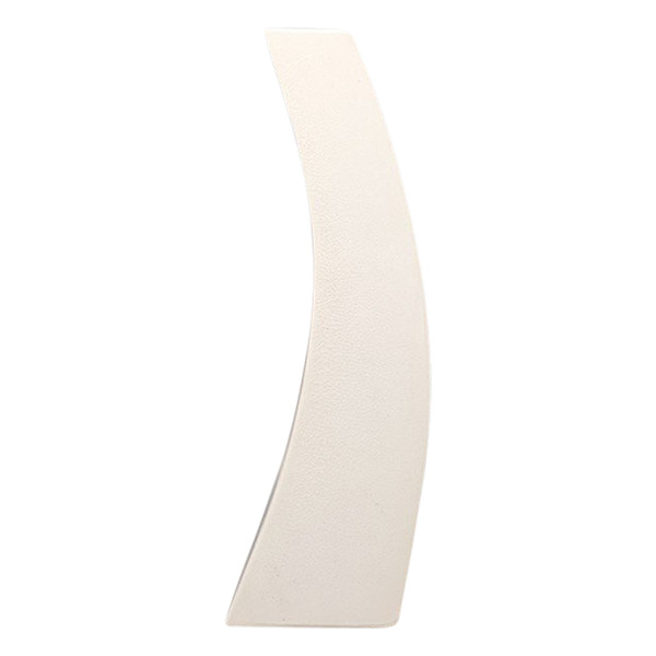 1970 Beautiful Space Age white ceramic vase by Franco Pozzi. Made in Italy