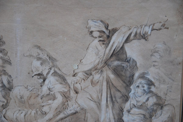 Drawing XVII, Meeting Of Characters D After Salvator Rosa