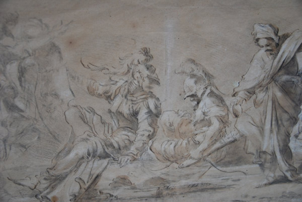 Drawing XVII, Meeting Of Characters D After Salvator Rosa