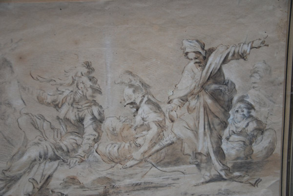 Drawing XVII, Meeting Of Characters D After Salvator Rosa