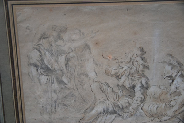 Drawing XVII, Meeting Of Characters D After Salvator Rosa