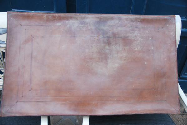 Wichtige Lederbrieftasche im XVIII-Stil