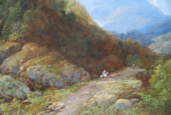 Important Mountain Landscape By François Diday