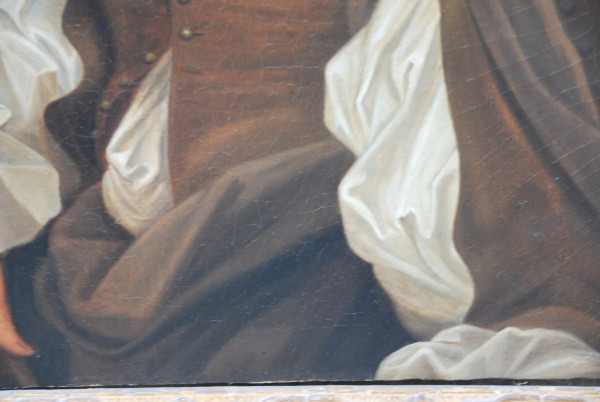 Porträt eines Mannes nach Sebastien Bourdon, 17. Jahrhundert