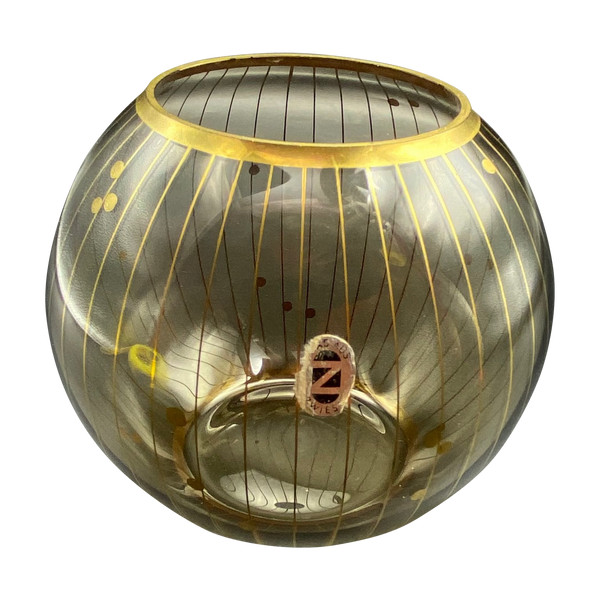 ART DECO CRYSTAL VASE