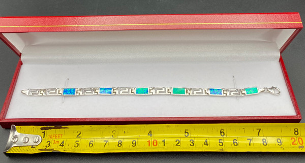 BRACCIALE IN ARGENTO E SMALTO