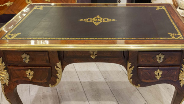 Scrivania piatta d'epoca Regency
