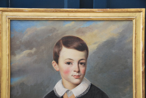 Portrait d'Un Jeune Garçon XIXe siècle