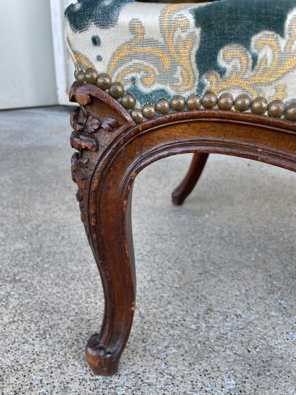 Bergère stile Luigi XV con orecchie