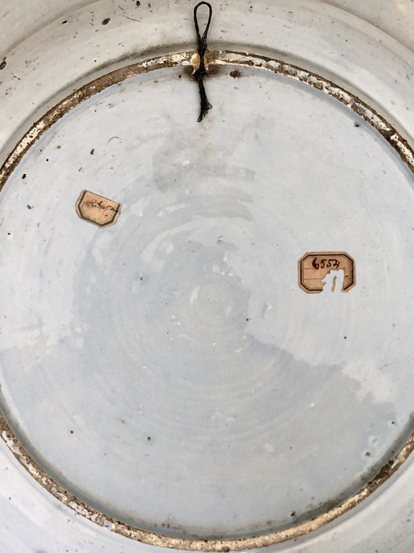 Delft, 18th century, Earthenware dish, Chinese décor in Camaïeu de Bleu.