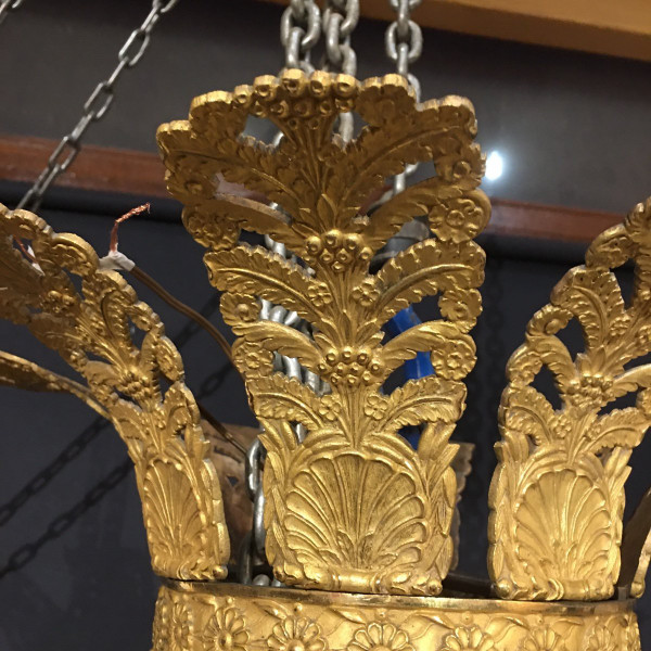 Empire period hot-air balloon chandelier