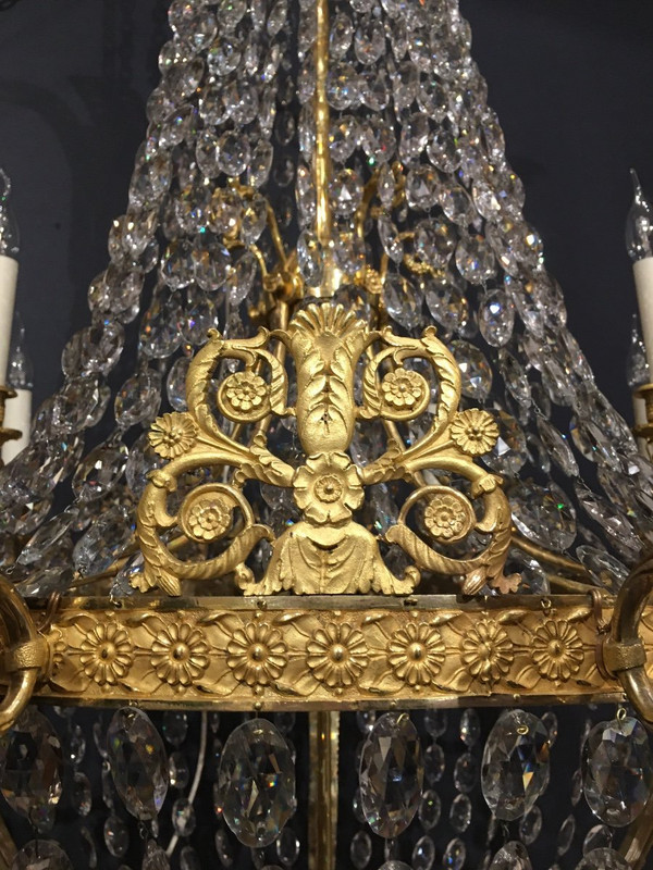 Empire period hot-air balloon chandelier