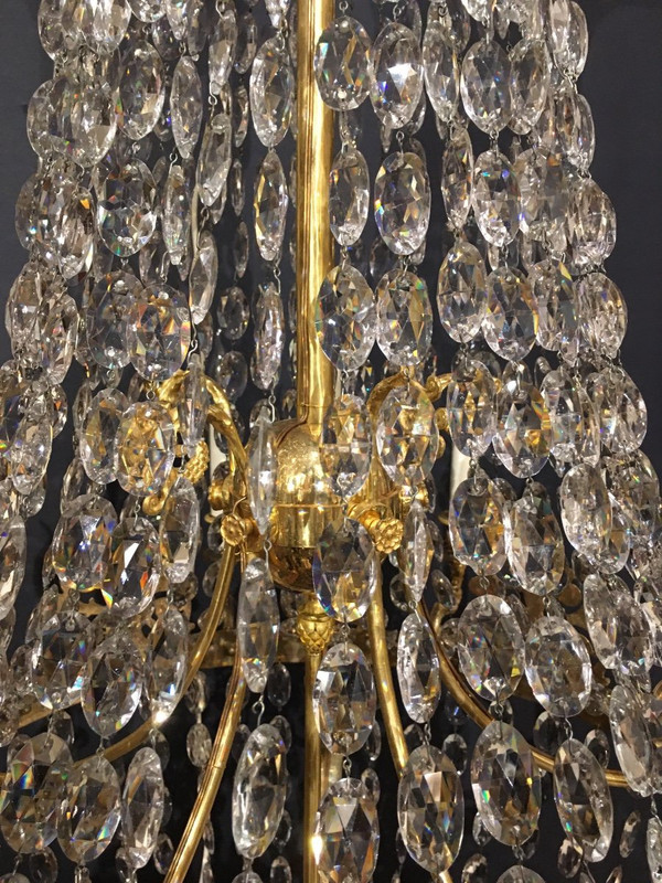 Empire period hot-air balloon chandelier