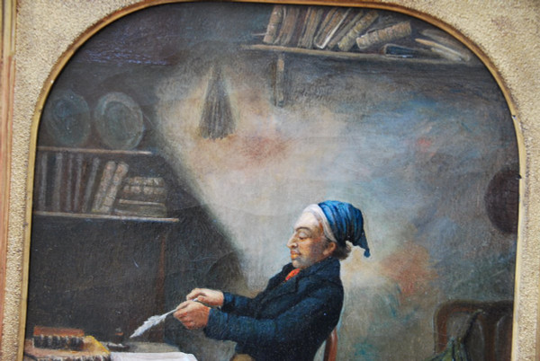 Huile Le Clerc De Notaire, Travail Du XIXe siècle