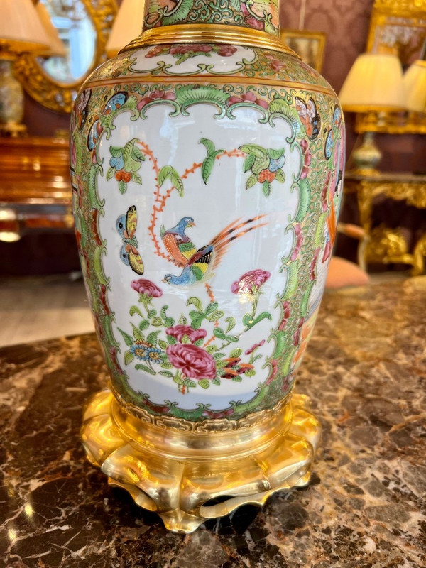 Pair Of China Porcelain Lamps