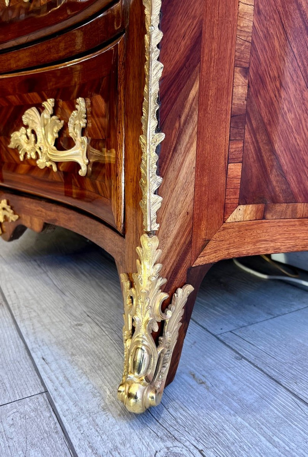 Commode Estampillée I C Saunier, Bronzes Au C Couronné