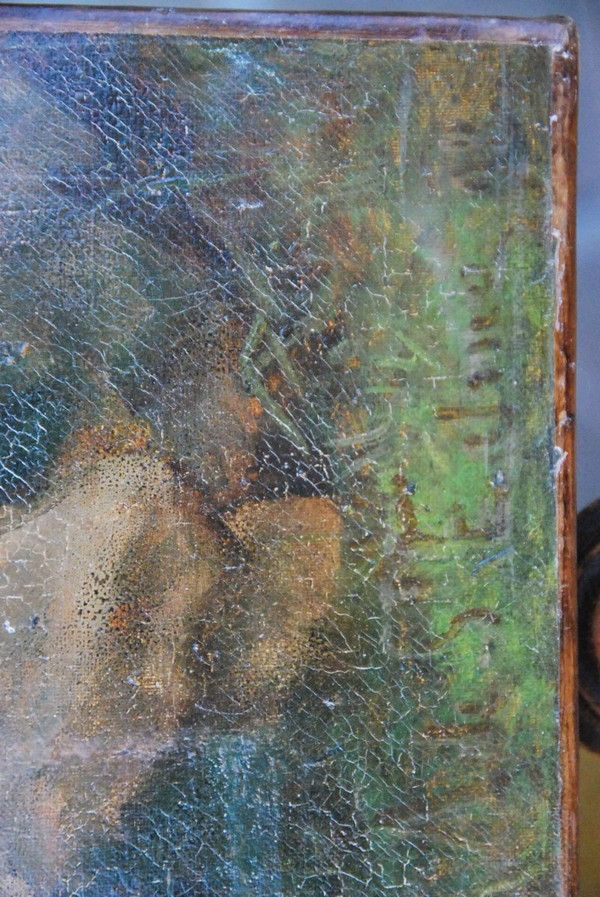 Nature Morte Aux Gibiers, Olio su tela del XIX secolo Firmato