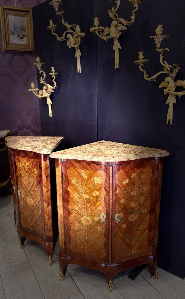 Paire D’encoignures Estampillées D.Genty