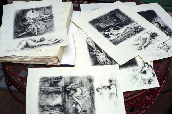 Curiosa : CRÉBILLON FILS, "TANZAÏ et NÉADARNÉ", illustrazione di Paul Émile BÉCAT