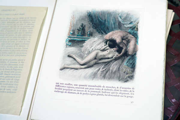 Curiosa : CRÉBILLON FILS, "TANZAÏ et NÉADARNÉ", illustrazione di Paul Émile BÉCAT