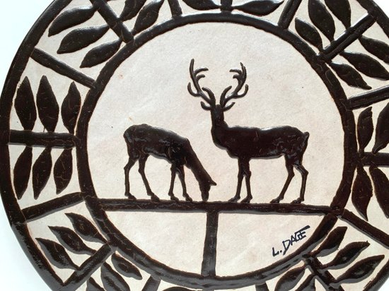 Louis Dage (1885-1961) - Plat Art Deco