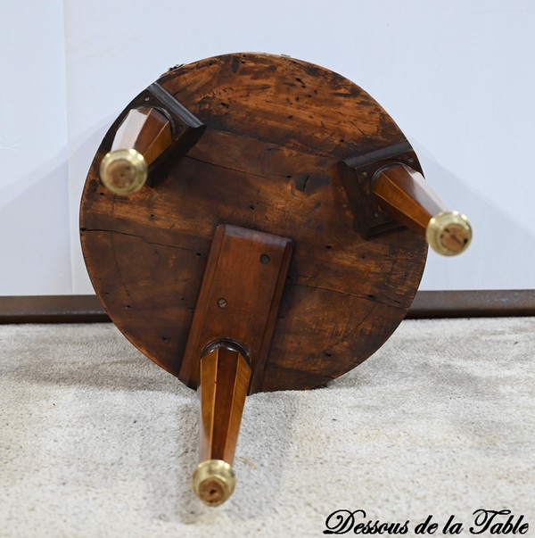 Petite Table Tambour, style Louis XVI – Fin XIXe