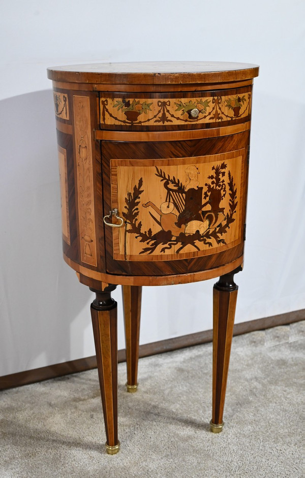 Petite Table Tambour, style Louis XVI – Fin XIXe