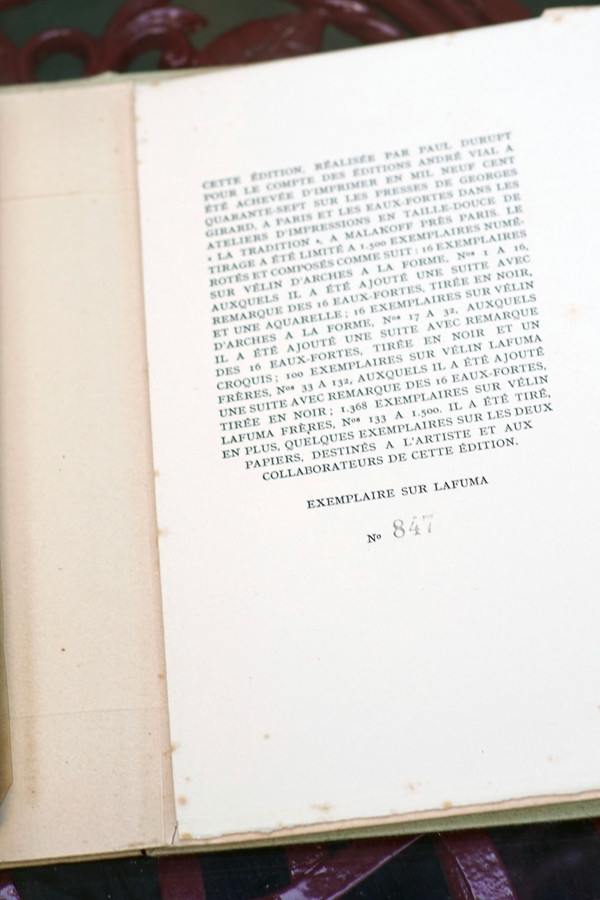 BAUDELAIRE, "PARADIS ARTIFICIELS" & "SPLEEN DE PARIS" - "LA FANFARLO", 2 sets.