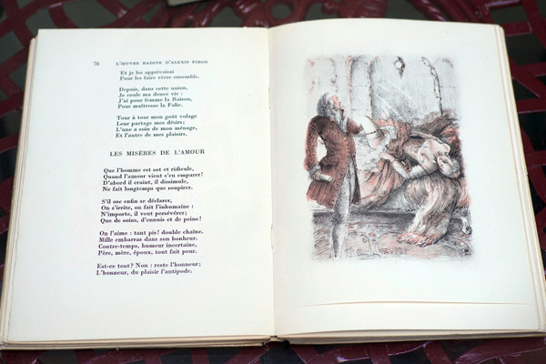 Curiosa: "OEUVRES BADINES" di Alexis PIRON, composizioni originali di Paul-Émile BÉCAT
