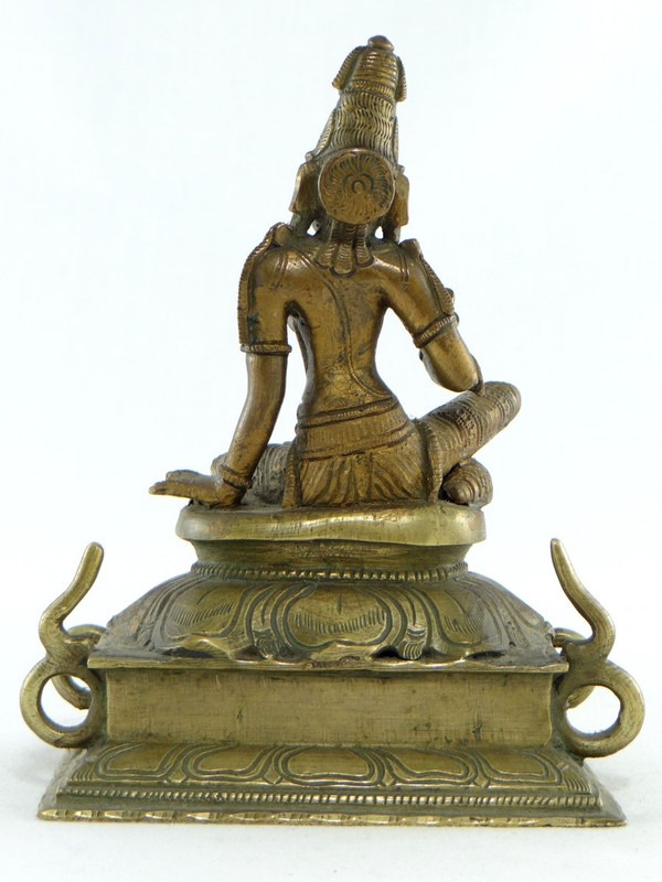 India, inizio XX secolo, scultura in bronzo di Parvati.