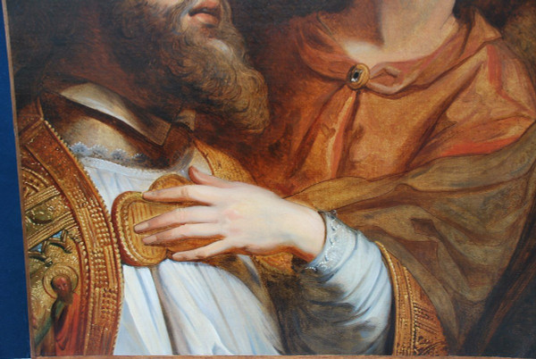 Öl Auf Leinwand XVII ,Italien , Bischof
