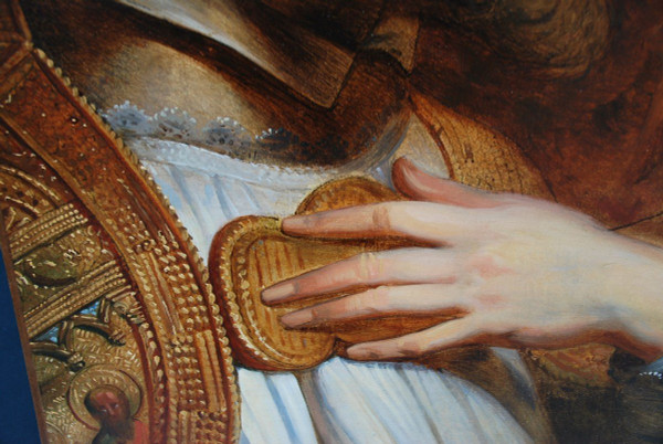 Öl Auf Leinwand XVII ,Italien , Bischof