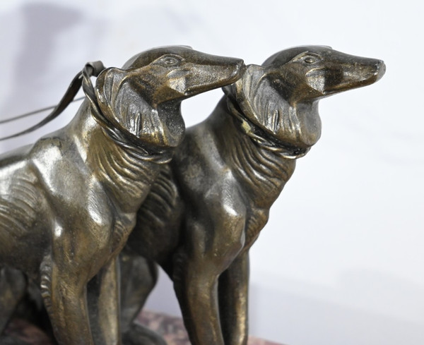 Sculpture en Régule et Marbre, Art Déco – Début XXe