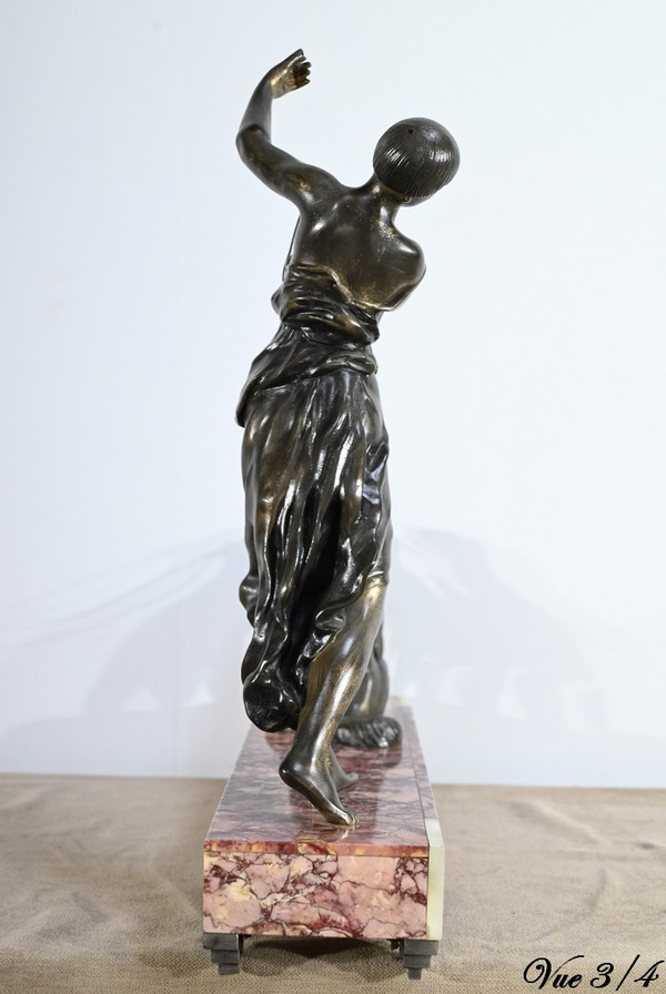 Sculpture en Régule et Marbre, Art Déco – Début XXe