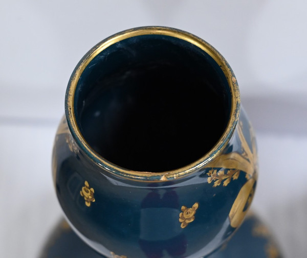 Pair of Gien Ceramic Vases - Late 19th century