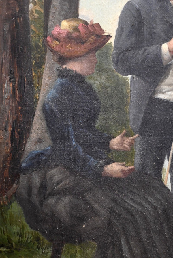 Le Pêcheur à la Ligne, École du XIXe siècle – Fin XIXe