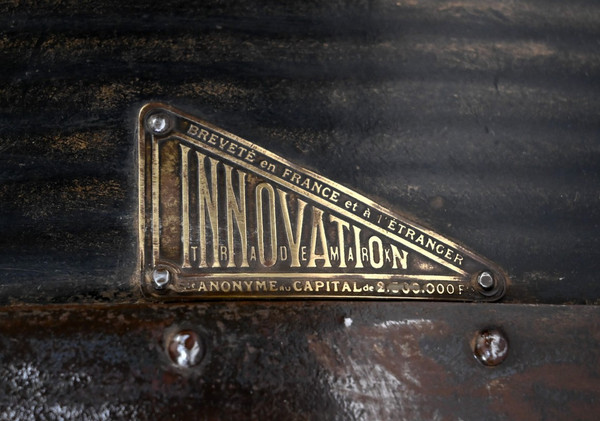 Koffer Sekretär, Mahagoni Innenleben, gestempelt Innovation - 1900