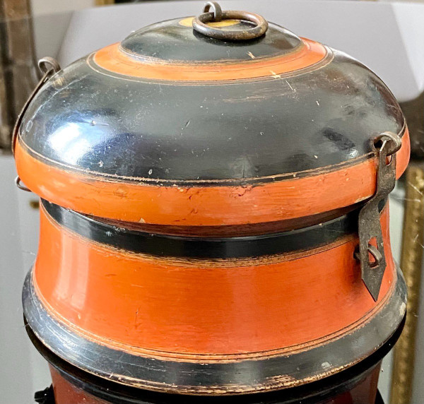 India, Mid-20th Century, Lacquered Wood Box.