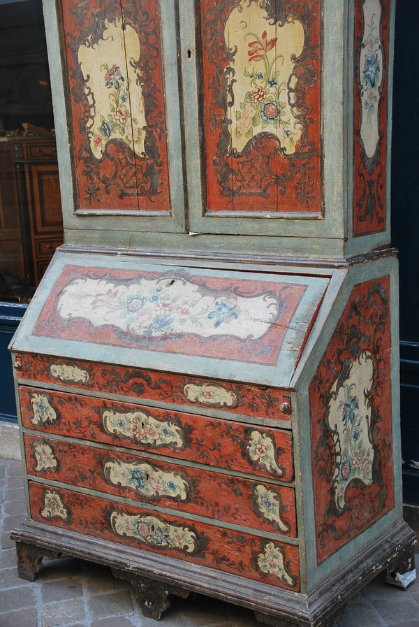 Raro Sciban In Arte Povera E Dipinto, Opera Del XVIII Secolo Venezia